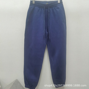 2025 Early Spring Autumn Pony Sweat Pants for Men and Women Lovers All-match Long-staple Cotton Embroidered Slim-fit Slim-fit Pants