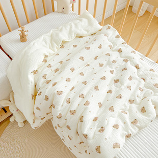 Baby quilt pure cotton newborn children Air conditioning quilt kindergarten baby spring and autumn nap quilt Four Seasons universal small quilt