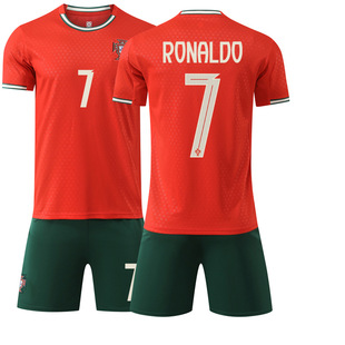 25-26 Portugal Home Red Football Jersey suit 7 Ronaldo 10 B Seat Jersey 8B Fei 11 Phillips