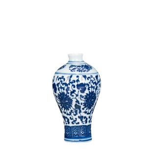 Jingdezhen Ceramics Mini small size Blue and White Porcelain Vase Retro Small Bottle Antique Rack Study Decoration Ornaments Flower Insert