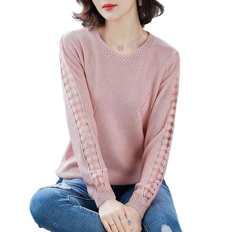 레이어드 여성 스웨터 2025년 초봄 신상 여성 상의 슬림핏 니트 베이스 레이어 셔츠 한국 스타일 봄 가을 트렌드