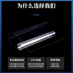 # Counter glass protective film self-adhesive transparent countertop film anti-scratch anti-scratch film smoke cabinet display cabinet glass explosion-proof