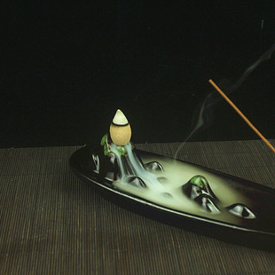 Shunlong ceramic thread incense holder household creative incense burner agarwood support sandalwood burner indoor small ornaments wholesale