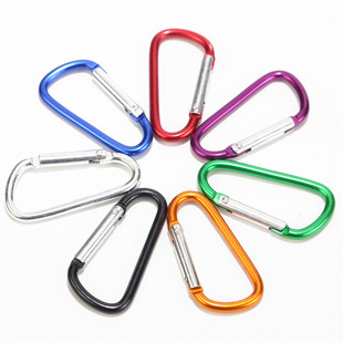 Quick hanging small hook outdoor pendant No. 5 carabiner No. 5 quick hanging No. 5 aluminum alloy carabiner wholesale