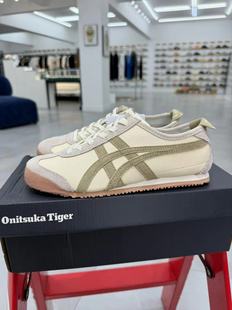 Onitsuk Tiger 66, классические повседневные кроссовки из воловьей кожи первого слоя для мужчин и женщин, пар