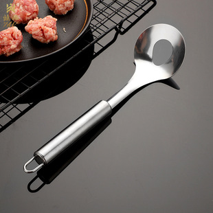 304 stainless steel meatball spoon maker kitchen fish ball press meat round tool fried meatball scoop maker