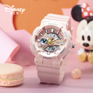 Совместное название часы Disney/Disney Женские милые ученики начальной и средней школы детские часы 2024 новые электронные часы