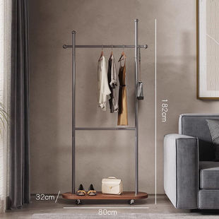 Simple Clothes Hanger Bedroom Floor Household Coat Rack Light Luxury Marble Clothes Hanger Not Space Indoor Small