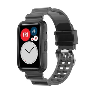 For Huawei watch fit All-in-One Transparent Strap Huawei watch fit2 Armor Glacier Wristband