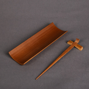 Carbonized Bamboo Tea Set, Tea Clip, Tea Needle, Tea Ceremony Liujunzi Spare Parts, Carbonized Three-piece Set, Tea Set Manufacturer Wholesale