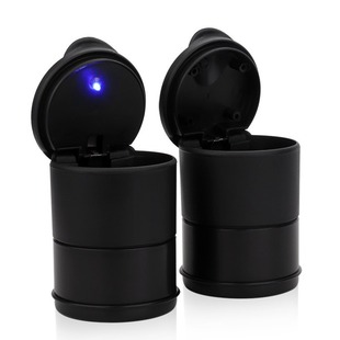 Car ashtray creative personality covered multifunctional suspension car with LED lights car ashtray car