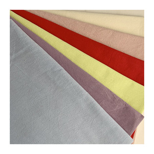 Cotton imitation linen sand wash crepe wash cotton vintage children's clothing hanfu fabric stock spring and summer linen cotton fabric