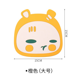 Dining Table Heat Insulation Mat Anti-scalding Non-slip Household Cartoon Placemat High Temperature Waterproof Oil-proof Bowl Mat Pot Coaster Table Mat