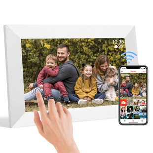 Рамка для фотографий Frameo Cloud 10,1-дюймовая умная цифровая фоторамка HD сенсорный экран WIFI электронный фотоальбом для трансграничного