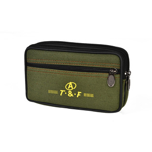 New Mobile Phone Bag Men's Cigarette Coin Purse Wear Belt Large Mobile Phone Waist Bag Supermarket Fair Waist Bag Women