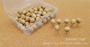 Деревянный Thumbtack Творческий DIY пробковая доска объявлений удобный маникюрный пресс для ногтей дерево I-образный гвоздь Земля мяч гвоздь питания