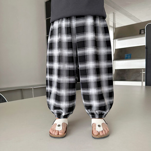 Boys' Casual Anti-mosquito Pants Air Conditioning Pants Summer Wear Summer Baby Children's Wear Baby Children's Summer Trousers X4484