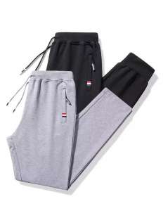 Sports Pants Men's Spring and Autumn Fashion Brand Grey Casual Pants Men's Loose All-match Trendy Leg-toe Trousers