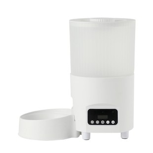Pet intelligent automatic feeder timing quantitative feeding machine visual remote control cat food dog food double bowl wholesale