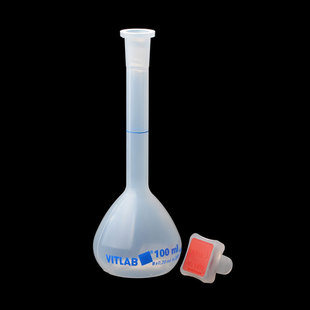 PP plastic volumetric flask 10/25/50ml/100/250/500/1000ml Grade B Germany imported VITLAB