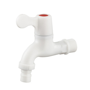 Universal 4 Points Interface Plastic Faucet Household Outdoor Balcony Ordinary Bathroom Quick Opening Plastic Plastic Faucet