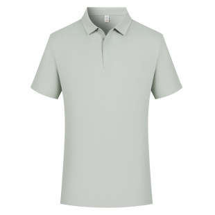 200g 40 Count Modal Cotton Polo Shirt Short-Sleeved Lapel T-Shirt Men's and Women's Business Tops Work Clothes Printed with Logo