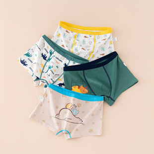 Boys' underwear Category a cotton children's boxer baby boys big children's four corners without pp shorts summer wholesale