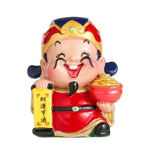 Factory direct Q version of the little fairy god of wealth doll cartoon ornaments Guanyin Buddha Guan Gong small Buddha statue car accessories