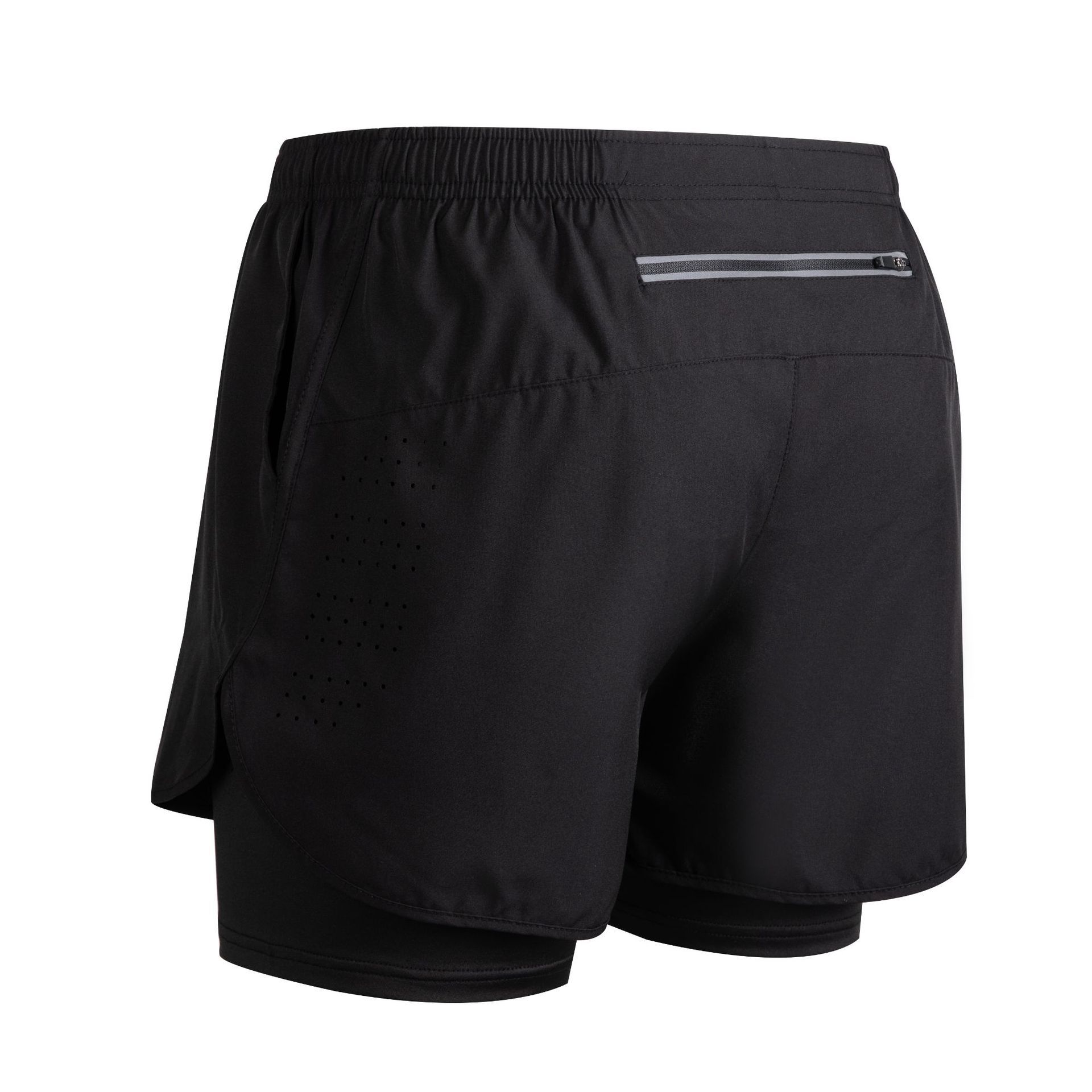 Summer Plus-Size Men's Sports Shorts with Double-Layer Lining for Basketball Training, Fitness, Loose Fit, Breathable, Quick-Dry Running Shorts