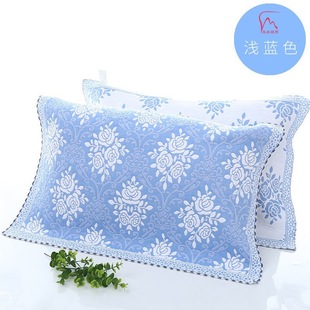 Cotton Pillow Towel Sweat-absorbent Pair High-grade Thickened Cotton Household Old-fashioned Old Shanghai Pillow Towel 2025 New Style