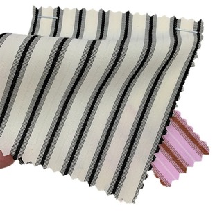 2024 New Vertical Striped Shirt Summer Thin Striped Sling dress Pants Fabric