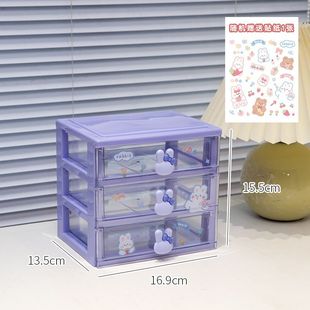 Коробочные коробки для волос Многослойные головные уборы Настольная отделочная коробка Детские зажимы в стиле ящика