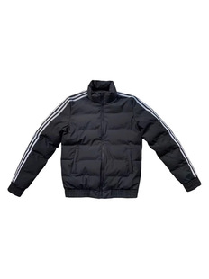 Winter New Couple Fashion Brand Vertical Collar Cotton-padded Clothes Men's Three-bar Social Spirit Guy Coat Slim-fit Thickened Cotton-padded Jacket