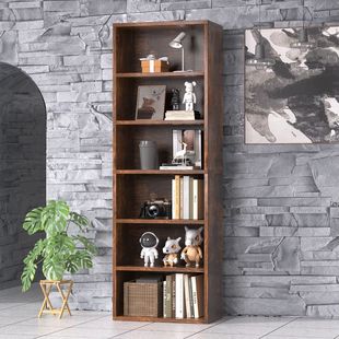 Factory Direct Sales Bedroom Study Magazine Storage Bookcase Retro Information File Display Storage Four or Six Layer Storage Cabinet