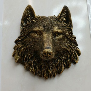 Factory direct European and American home simulation animal head bar cafe club realistic animal head wall hanging decorations