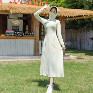 Ice Silk Sun Protection Clothing Women's Long Upf50 Full Body UV Protection Jacket Summer Outdoor Skin Clothing Sun Protection Clothing