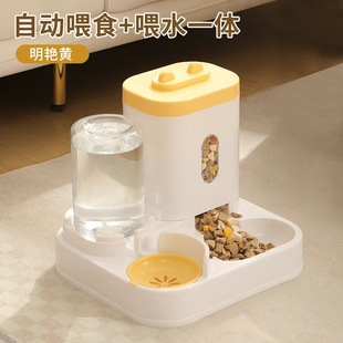 Pet Bowl Cat Dog Вертикальный автоматический кормушка для питья с большой емкостью