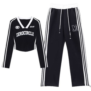 Square dance clothing new suit drag dance clothes jazz dance suit group fitness sports performance dance clothes