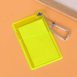 Plastic PVC Colorful Transparent Coin Key Bag Ear Wire Cosmetics Bag Japanese and Korean Card Holder Mini Portable Bag Wholesale