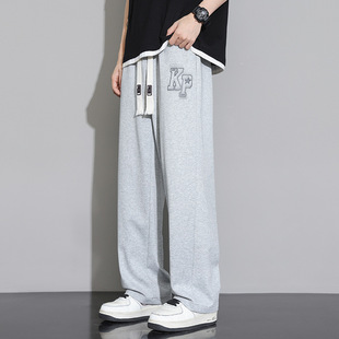 Spring and autumn new elastic casual pants handsome European and American cross-border e-commerce foreign trade men's supply wholesale home pants