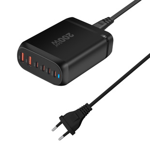 200W Gallium Nitride PD Charger 120W Multifunctional 3A3C Desktop Charger 160W Multiport 4C2A Adapter