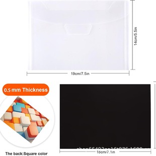 Black Rubber Soft Magnetic Sheet Magnet Stamp Knife Mold Storage Bag Die-cut Storage Bag Magnetic Stamp Knife Mold Storage Bag