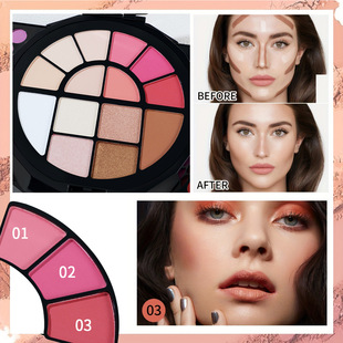 MISS ROSE 48-цветная коробка для фортепиано с тенями для век, косметическая косметика, косметическая коробка оптом