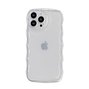 Новый чехол для телефона iPhone 14 для iPhone 15Pro Устойчивый к падению 12/11Pro Прозрачный чехол с Кремовым узором xsmax