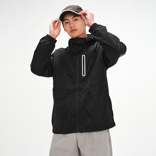 Summer Youth Sun Protection Clothing Trendy Men's Cool Breathable Ice Silk Sun Protection Clothing Hooded Couple's Outdoor Skin Clothing for Men