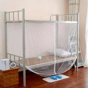 Encrypted mosquito net 1 meter bed dormitory student mosquito net square top mosquito net 1.2 meters 1.5 meters 1.8 meters 2.3 meters large mosquito net