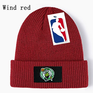 Вязаная шапка NBA на флисе с вышивкой для пар