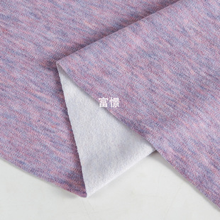 Sheep Velvet Striped Pique Sheep Velvet Warm Base Shirt Fabric 280g Autumn and Winter Pants Composite Fabric