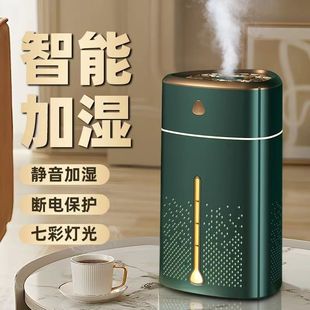 New Mute Bedroom USB Humidifier Home Heavy Mist Hydrating Meter Moisturizing Night Light Atomizer Wholesale