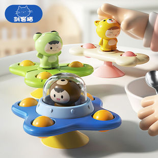 Infant sucker table turn turn music children's baby toy coax baby 01 year old grasp training a cross-border supply